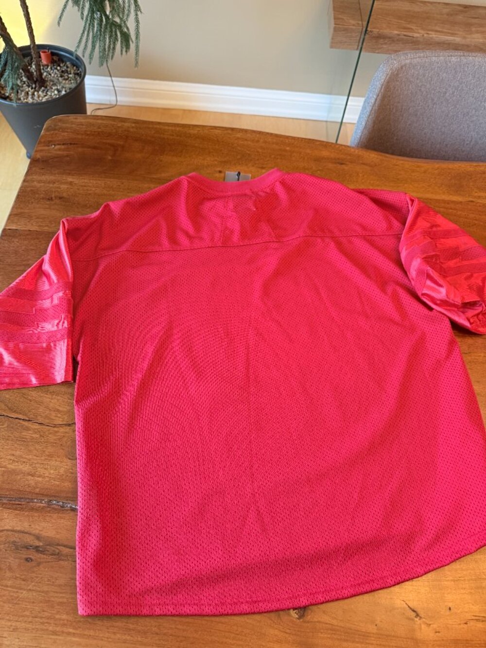 RHUDE Red Football Jersey - Size XL - Red NWT - Picture 7 of 8